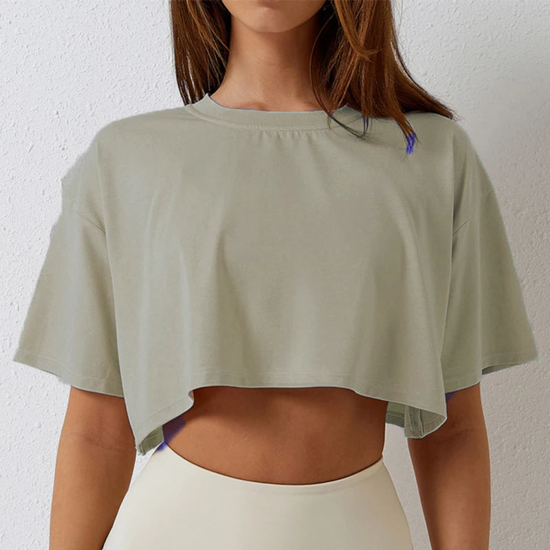 Navel Baring Loose Shirts